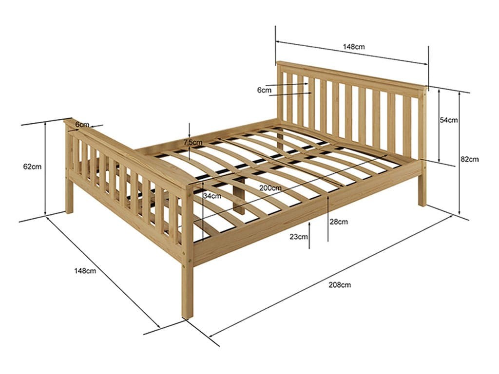 Каркас кровати 160х200 своими руками из дерева чертежи и размеры